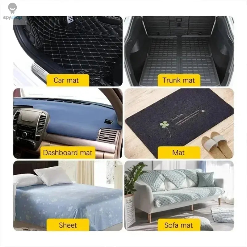 New Carpet Fixing Stickers Double Faced High Adhesive Car Carpet Fixed Patches Home Floor Foot Mats Anti Skid Grip Tapes Spy-shop.com