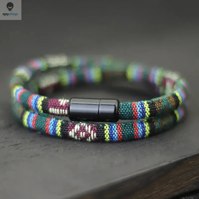 New In Men Bohemia Rope Bracelet Attract Magentic Braclet Adventure Survival Braslet Pulseras Hilo Hombre Beach Surf Brazalete Spy-shop.com