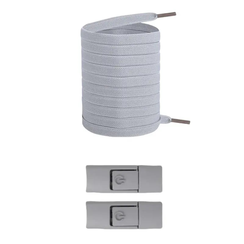 New Without Ties Elastic Laces No Tie Shoe Laces Press Lock Shoelaces Sneaker Kids Adult 8MM Widened Flat Shoelace for Shoes Spy-shop.com