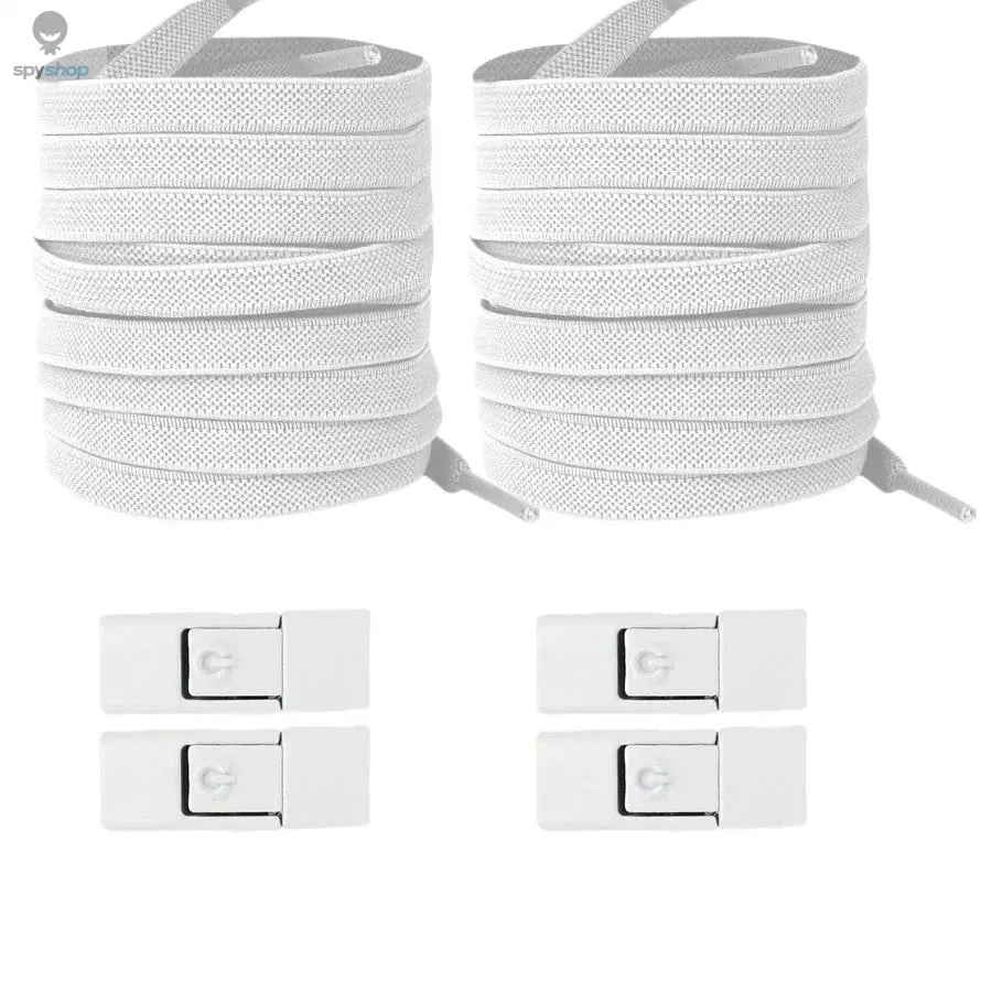New Without Ties Elastic Laces No Tie Shoe Laces Press Lock Shoelaces Sneaker Kids Adult 8MM Widened Flat Shoelace for Shoes Spy-shop.com