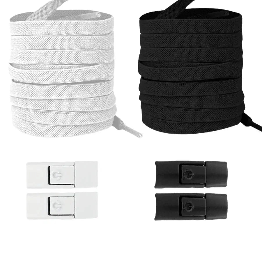 New Without Ties Elastic Laces No Tie Shoe Laces Press Lock Shoelaces Sneaker Kids Adult 8MM Widened Flat Shoelace for Shoes Spy-shop.com