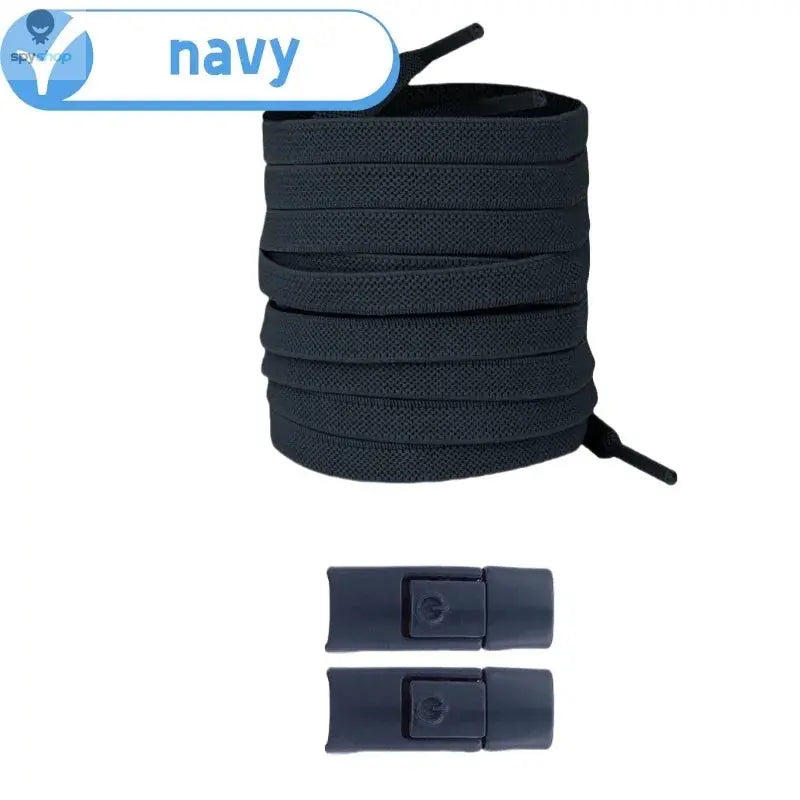 New Without Ties Elastic Laces No Tie Shoe Laces Press Lock Shoelaces Sneaker Kids Adult 8MM Widened Flat Shoelace for Shoes Spy-shop.com