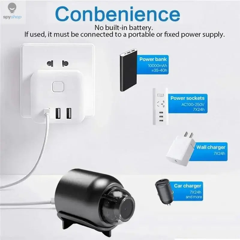New X5 Mini Camera 1080P Clear Night Vision Lightweight Portable Premium Cams Motion Detection Wireless Surveillance Camera Spy-shop.com