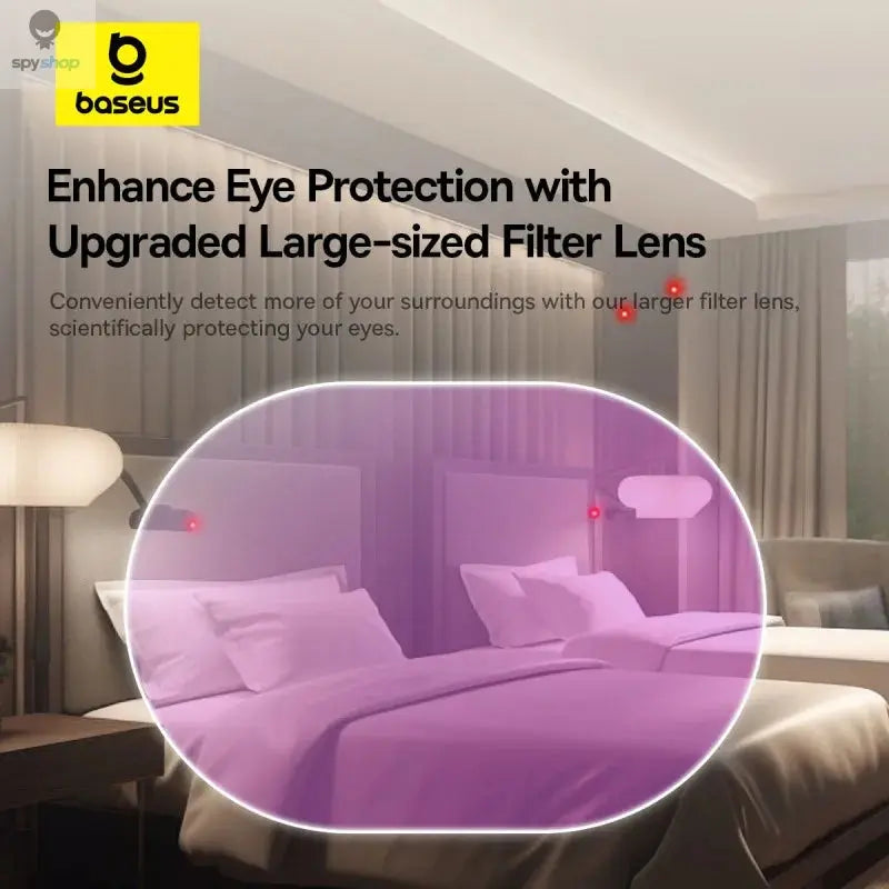 【New】Baseus Camera Detector Intelligent Hidden Camera Signal Detector Rechargeable Hanging Security Alarm Protection Detector Spy-shop.com