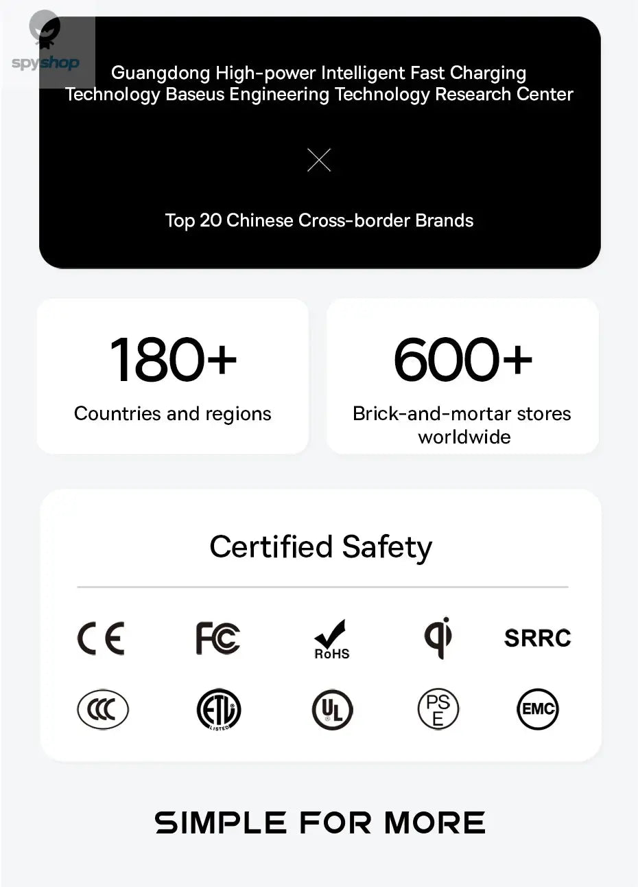 【New】Baseus Camera Detector Intelligent Hidden Camera Signal Detector Rechargeable Hanging Security Alarm Protection Detector Spy-shop.com