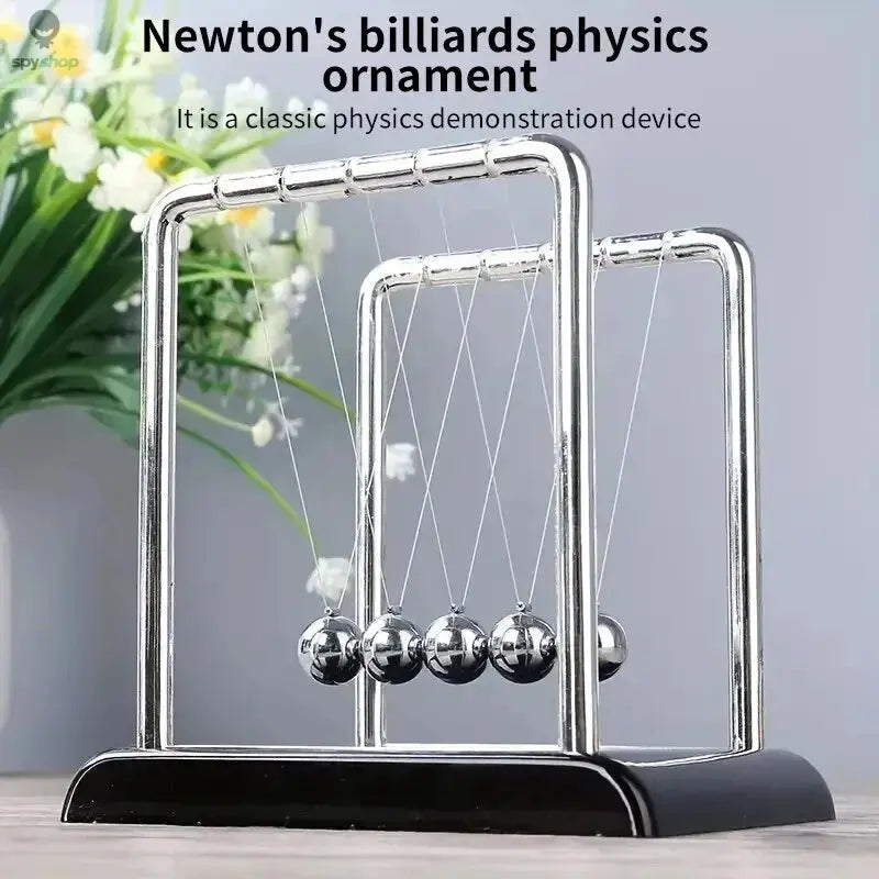Newton's Cradle Balance Steel Ball Teaching Supplies Physics Science Pendulum Desktop Toys Stress Relief Gifts Home Decoration Spy-shop.com