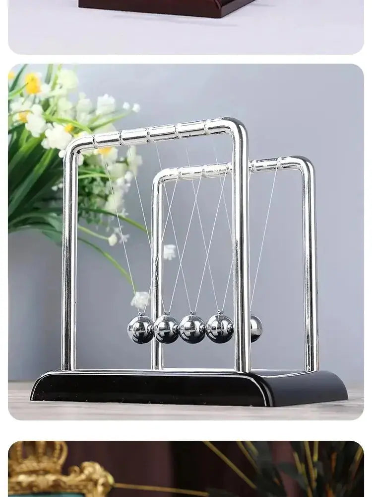 Newton's Cradle Balance Steel Ball Teaching Supplies Physics Science Pendulum Desktop Toys Stress Relief Gifts Home Decoration Spy-shop.com