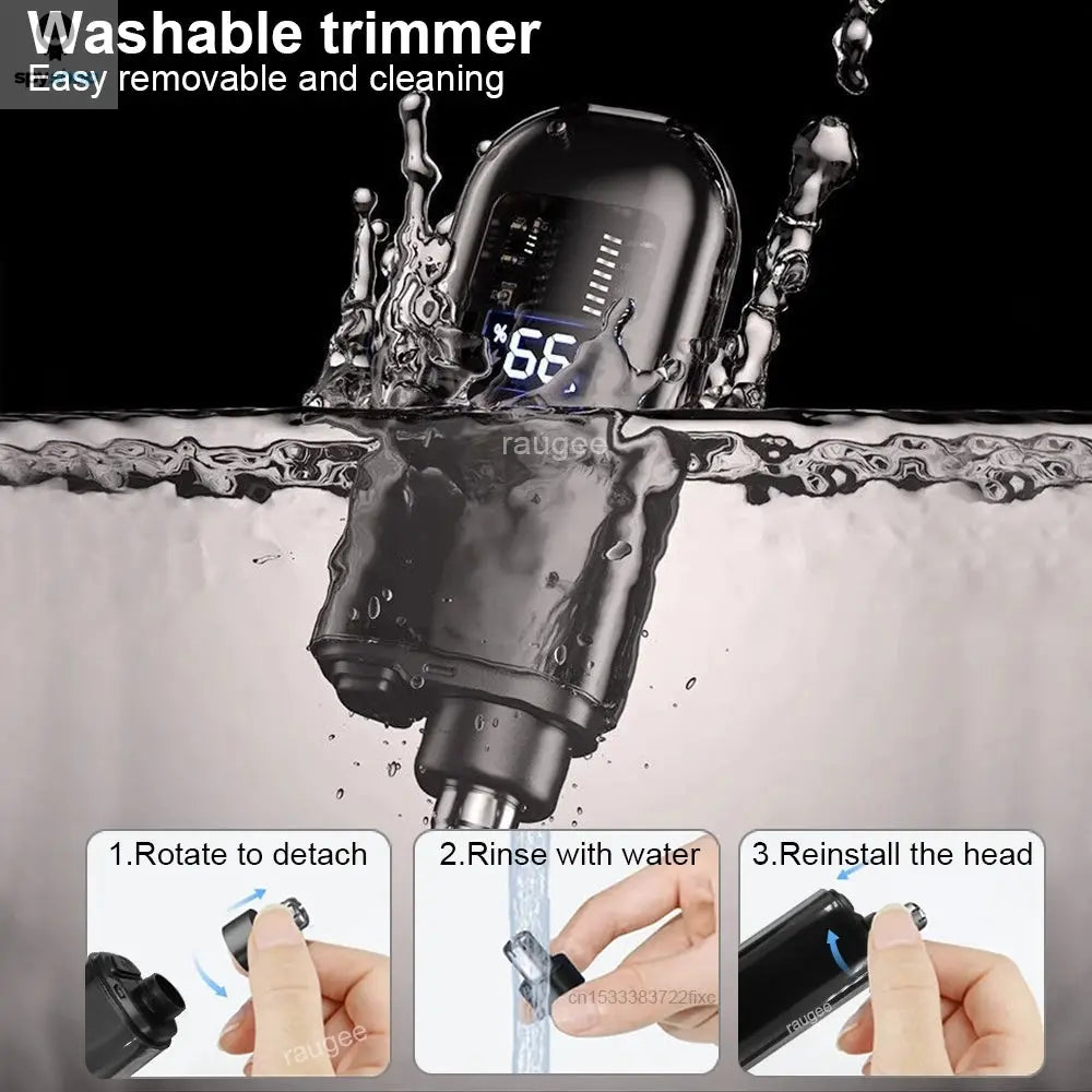 Nose Hair Trimmer Portable Trimmer for Nose Mini Nose and Ear Hair Trimmer Portable Nose Trimmer Rechargeable Trimmer for Man Spy-shop.com