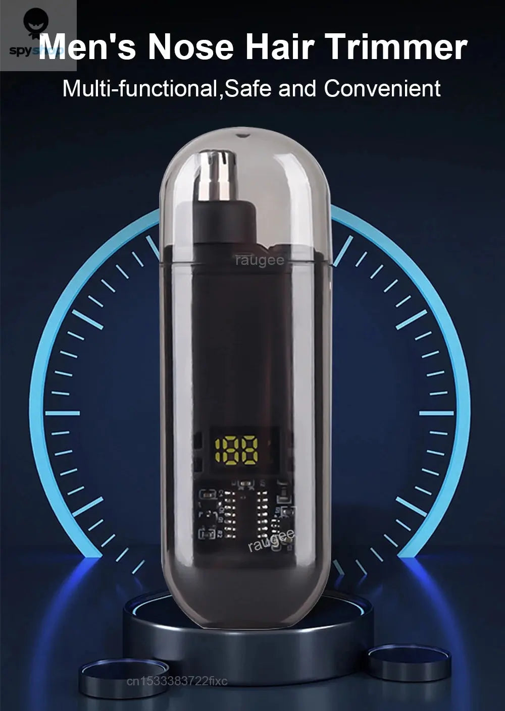 Nose Hair Trimmer Portable Trimmer for Nose Mini Nose and Ear Hair Trimmer Portable Nose Trimmer Rechargeable Trimmer for Man Spy-shop.com