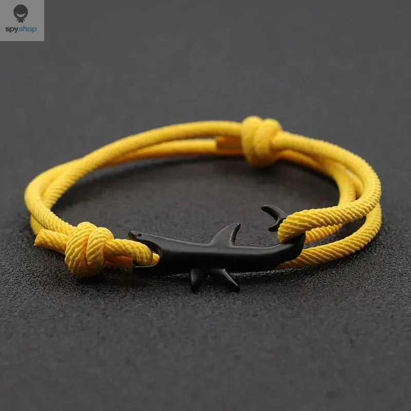 Noter New Shark Bracelet Unisex Double Layer Adjustable 3mm Cord Chain Braclet Beach Jewelry Accessories Surfer Braslet Pulsera