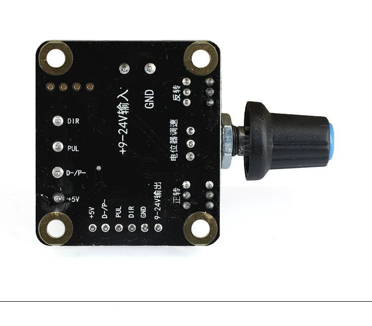 KT02 Stepper Servo Motor Controller, Pulse Generator, Knob Rotation, Stepless Speed