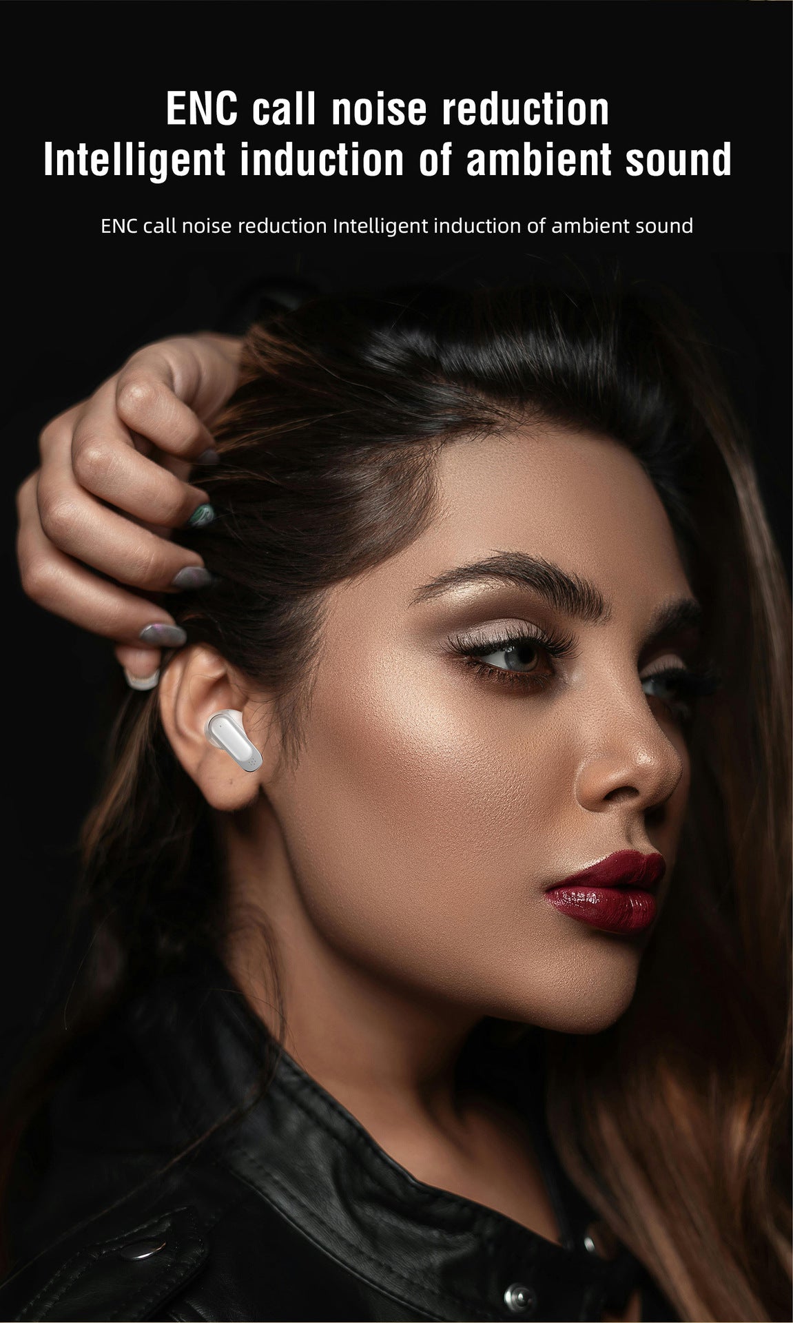 Wireless Bluetooth 5.3 In-Ear Earbuds with Touch Control and Deep Bass