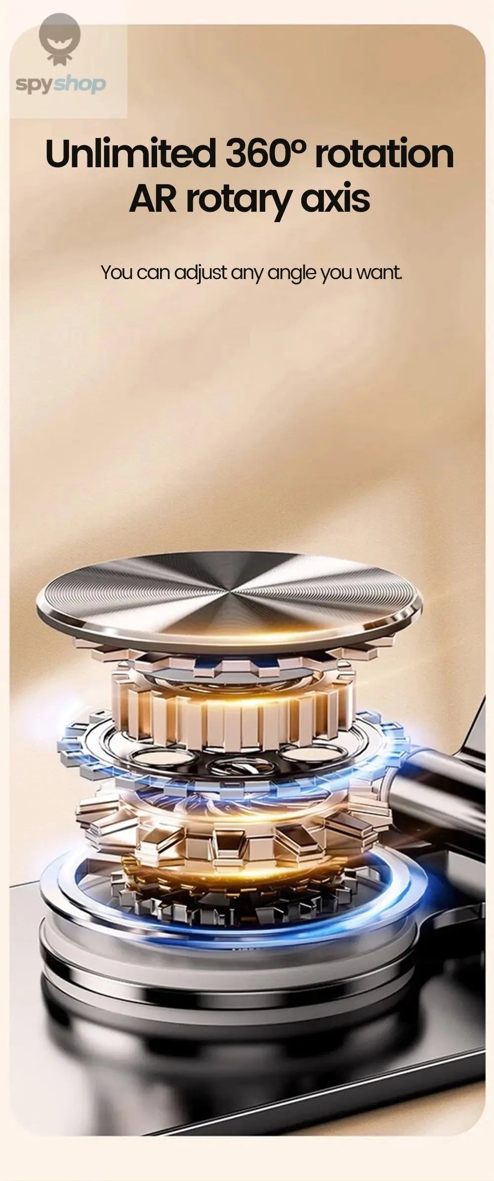 Olaf Rotating Table Cell Phone Holder Support Desktop Stand For iPad Samsung iPhone 15 14 13 Mobile Mount Spy-shop.com