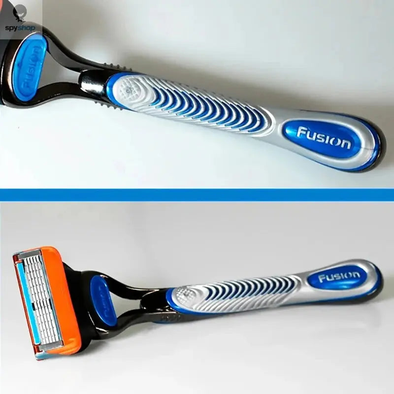 Original Gillette Fusion 5 Men's Razor Blades 5 Layers Safety Manual Shaving Head Anti-Friction Blade Beard Shaver Refills Spy-shop.com