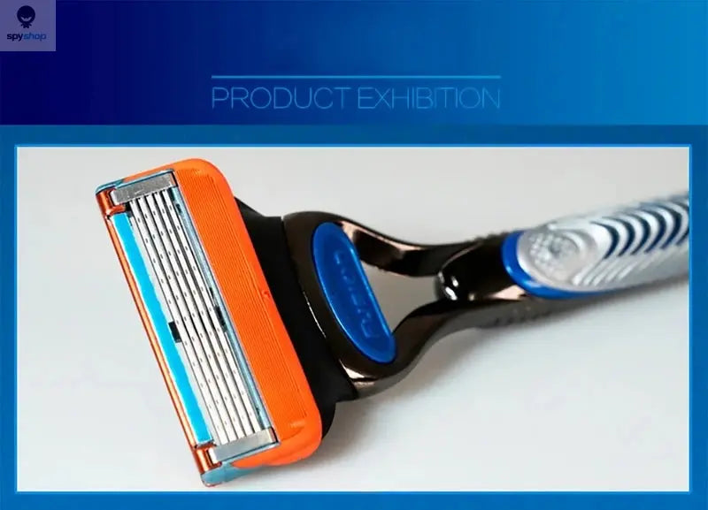 Original Gillette Fusion 5 Men's Razor Blades 5 Layers Safety Manual Shaving Head Anti-Friction Blade Beard Shaver Refills Spy-shop.com