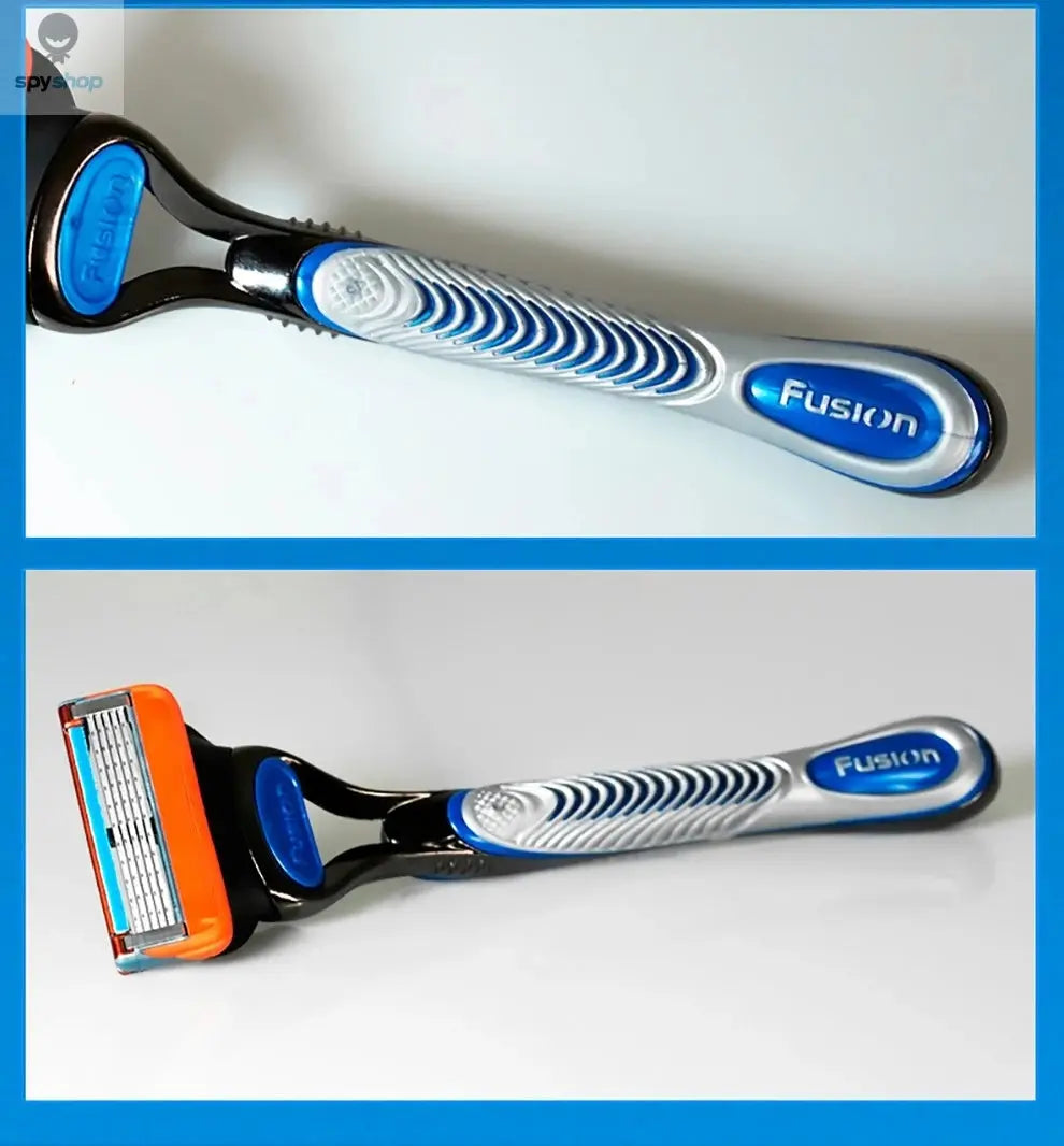 Original Gillette Fusion 5 Men's Razor Blades 5 Layers Safety Manual Shaving Head Anti-Friction Blade Beard Shaver Refills Spy-shop.com