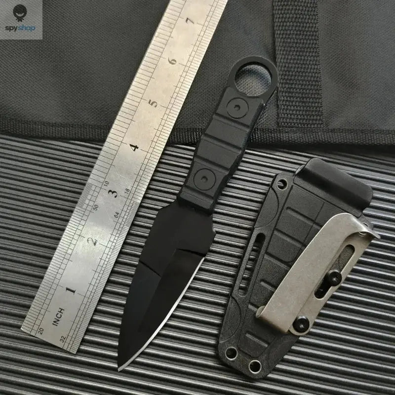 Outdoor Camping Mini Straight Knife EDC Portable Survival Tool with Sheath High Hardness for Self Defense