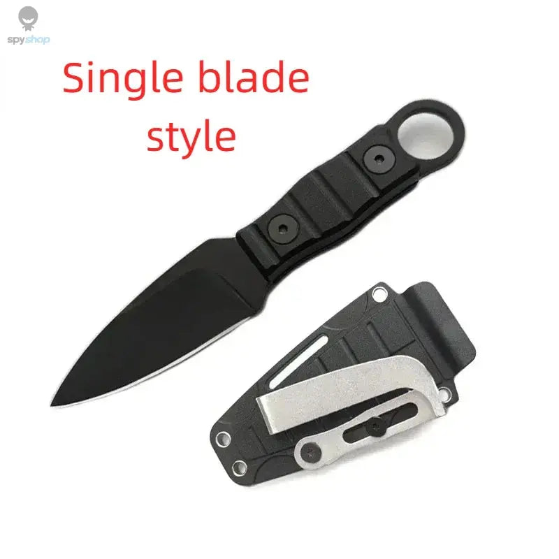 Outdoor Camping Mini Straight Knife EDC Portable Survival Tool with Sheath High Hardness for Self Defense