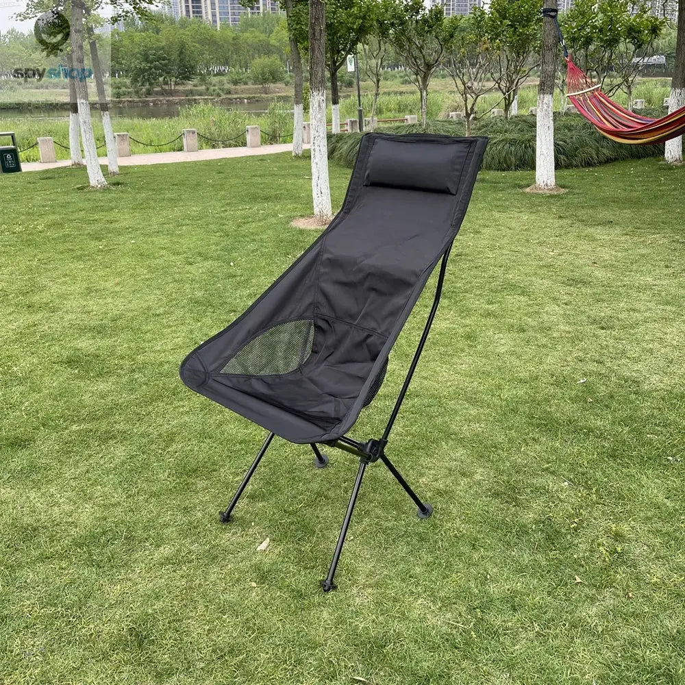 Outdoor Portable Camping Chair Oxford Cloth Folding Lengthen Camping Seat for Fishing BBQ Festival Picnic Beach Ultralight Chair Spy-shop.com