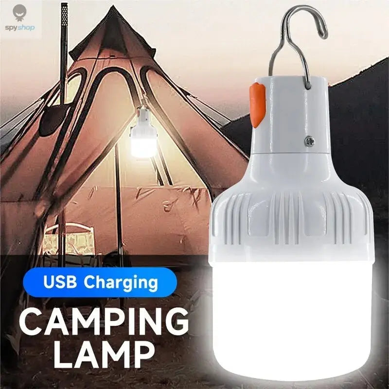 Outdoor USB Rechargeable LED Lamp Bulbs High Brightness Emergency Light Hook Up Camping Fishing Portable Lantern Night Lights Spy-shop.com