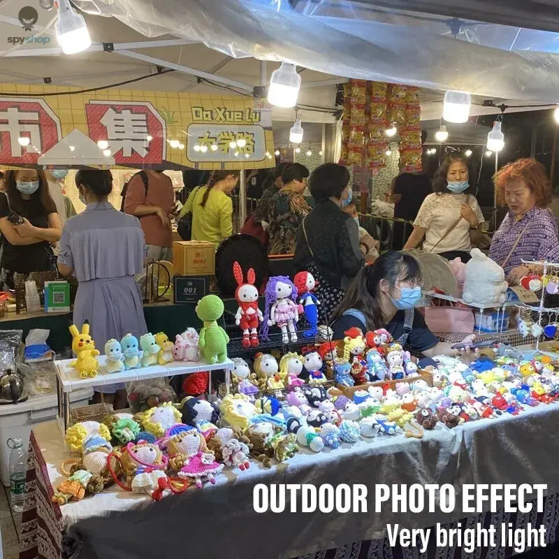 Outdoor USB Rechargeable LED Lamp Bulbs High Brightness Emergency Light Hook Up Camping Fishing Portable Lantern Night Lights Spy-shop.com