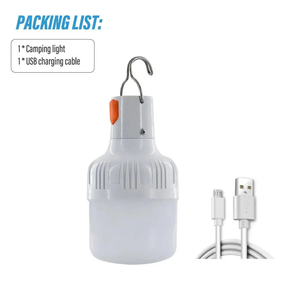 Outdoor USB Rechargeable LED Lamp Bulbs High Brightness Emergency Light Hook Up Camping Fishing Portable Lantern Night Lights Spy-shop.com