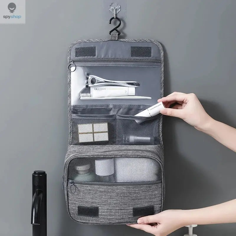 Oxford Fabric Men Business Portable Storage Bag Toiletries Organizer Women Cosmetic Bag Waterproof Hanging Travel Wash Pouch Spy-shop.com