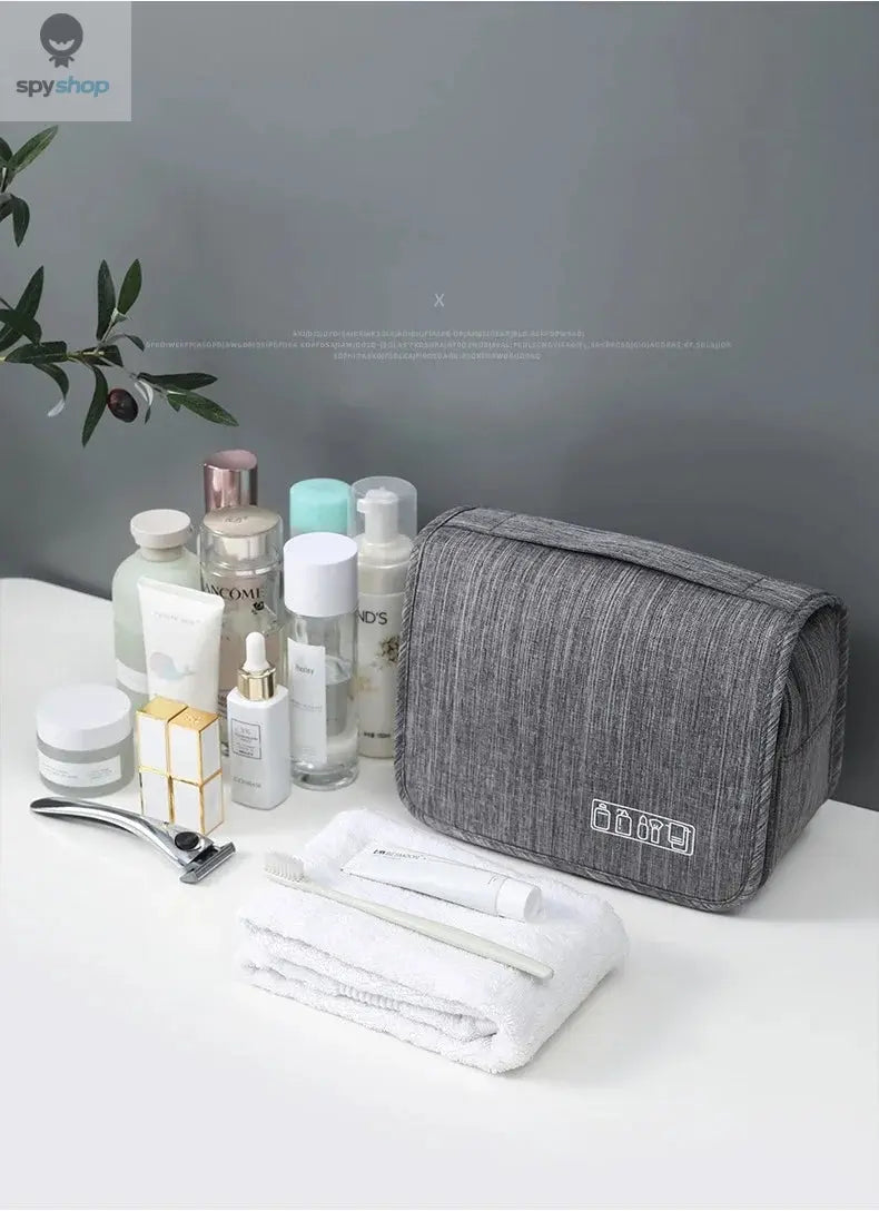 Oxford Fabric Men Business Portable Storage Bag Toiletries Organizer Women Cosmetic Bag Waterproof Hanging Travel Wash Pouch Spy-shop.com