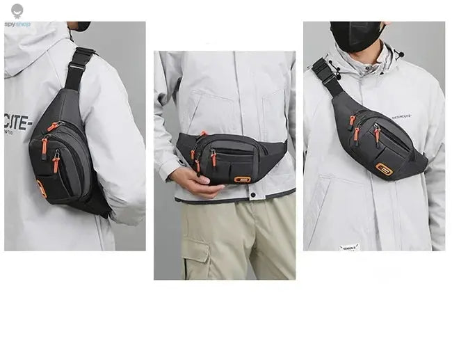 Oxford Waterproof Mobile Waist Bag for Men Women Multifunctional Large Capacity Fanny Pack Wear-resistant Riñoneras Para Hombre