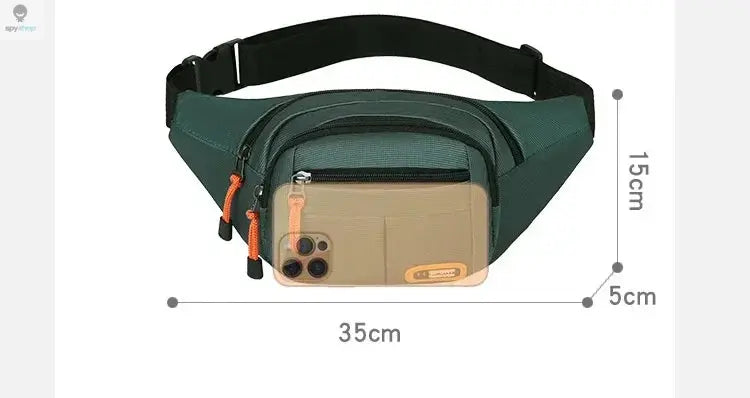 Oxford Waterproof Mobile Waist Bag for Men Women Multifunctional Large Capacity Fanny Pack Wear-resistant Riñoneras Para Hombre