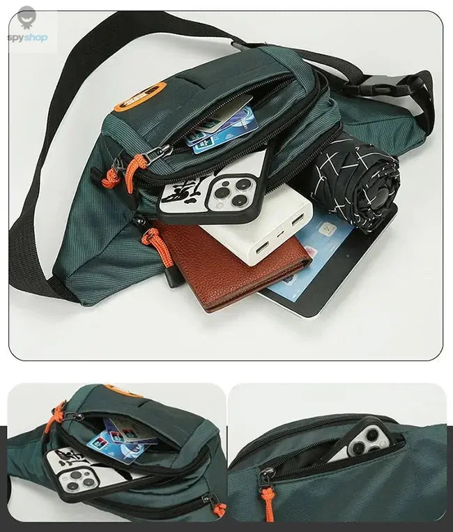 Oxford Waterproof Mobile Waist Bag for Men Women Multifunctional Large Capacity Fanny Pack Wear-resistant Riñoneras Para Hombre