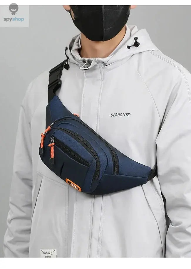 Oxford Waterproof Mobile Waist Bag for Men Women Multifunctional Large Capacity Fanny Pack Wear-resistant Riñoneras Para Hombre