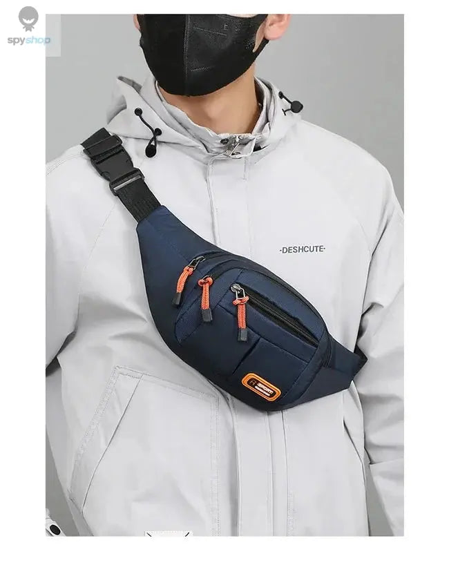 Oxford Waterproof Mobile Waist Bag for Men Women Multifunctional Large Capacity Fanny Pack Wear-resistant Riñoneras Para Hombre