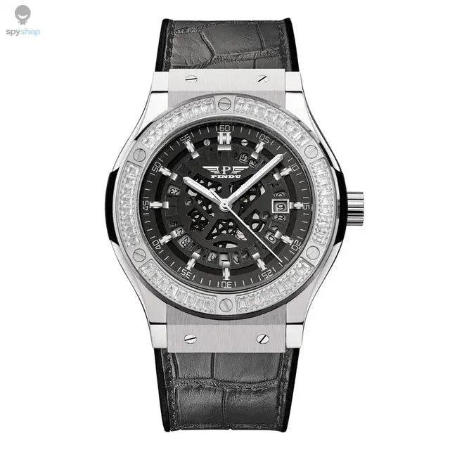 PINDU Design Mens Watches Top Brand Luxury Fashion Business Automatic Watch Men's Waterproof Mechanical Watch Montre Homme Spy-shop.com