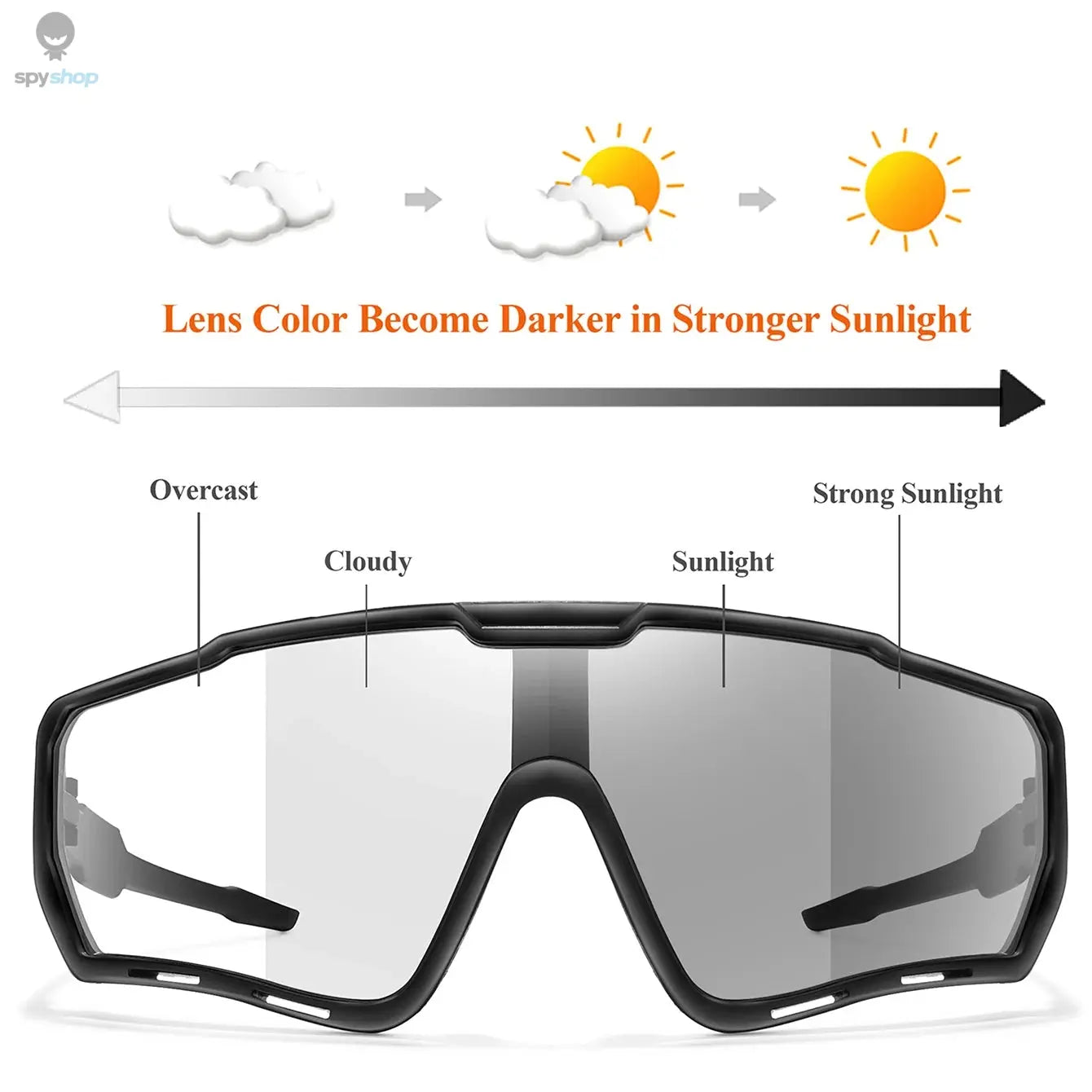 POAT Brand Men Women MTB Bike Bicycle Photochromic Eyewear Cycling Fishing Running Glasses New Style Sunglasses Sports