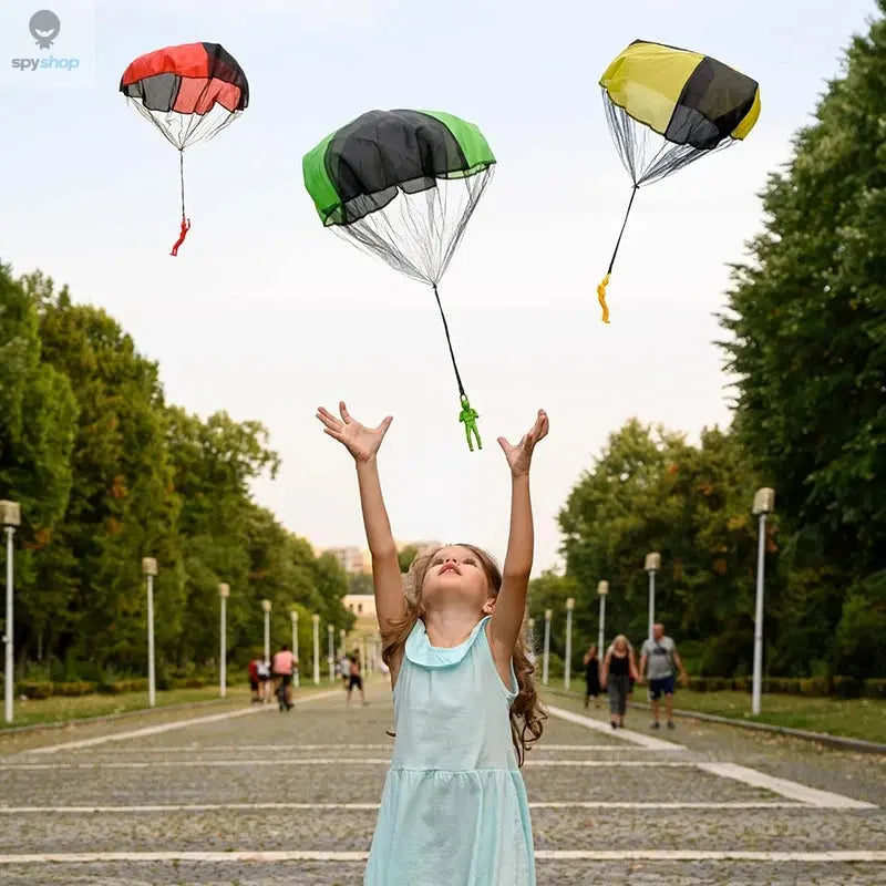 Parachute Toys for Kids Tangle Free Outdoor Flying Parachute Men Outside Toys Easter Basket Stuffers Idea Unique Boy Girl Gift Spy-shop.com