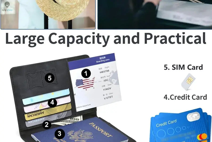 Passport Holder for Travel Essentials Passport Wallet Cover Case for Travel Accessories,Passport Book Holders for Women/Men