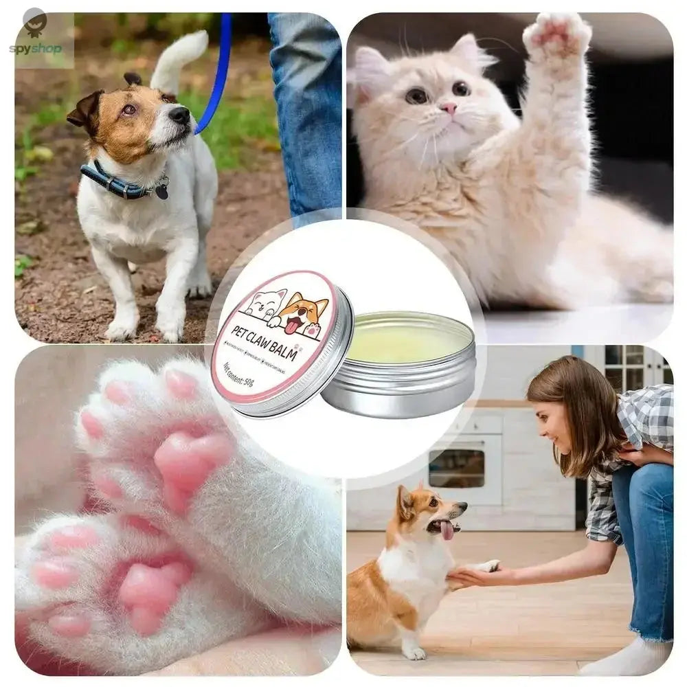 Paw Balm for Cats 50g Cat Dog Paw Protective Cream Pet Nose Protector Moisturizer Pet Crack Feet Repair Accessories for Cats