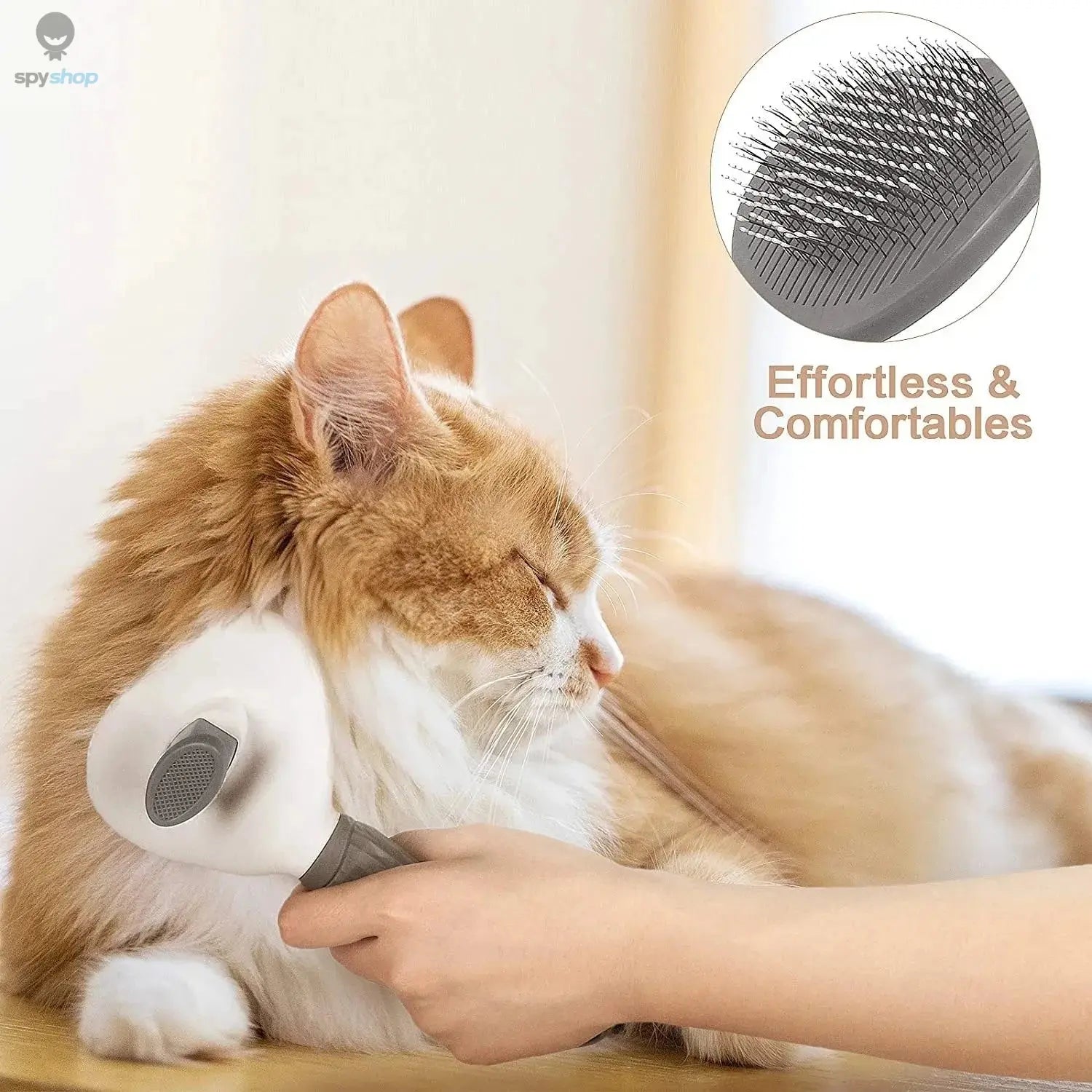Pet Dog Brush Cat Comb Self Cleaning Pet Hair Remover Brush For Dogs Cats Grooming Tools Pets Dematting Comb Dogs Accessories Spy-shop.com