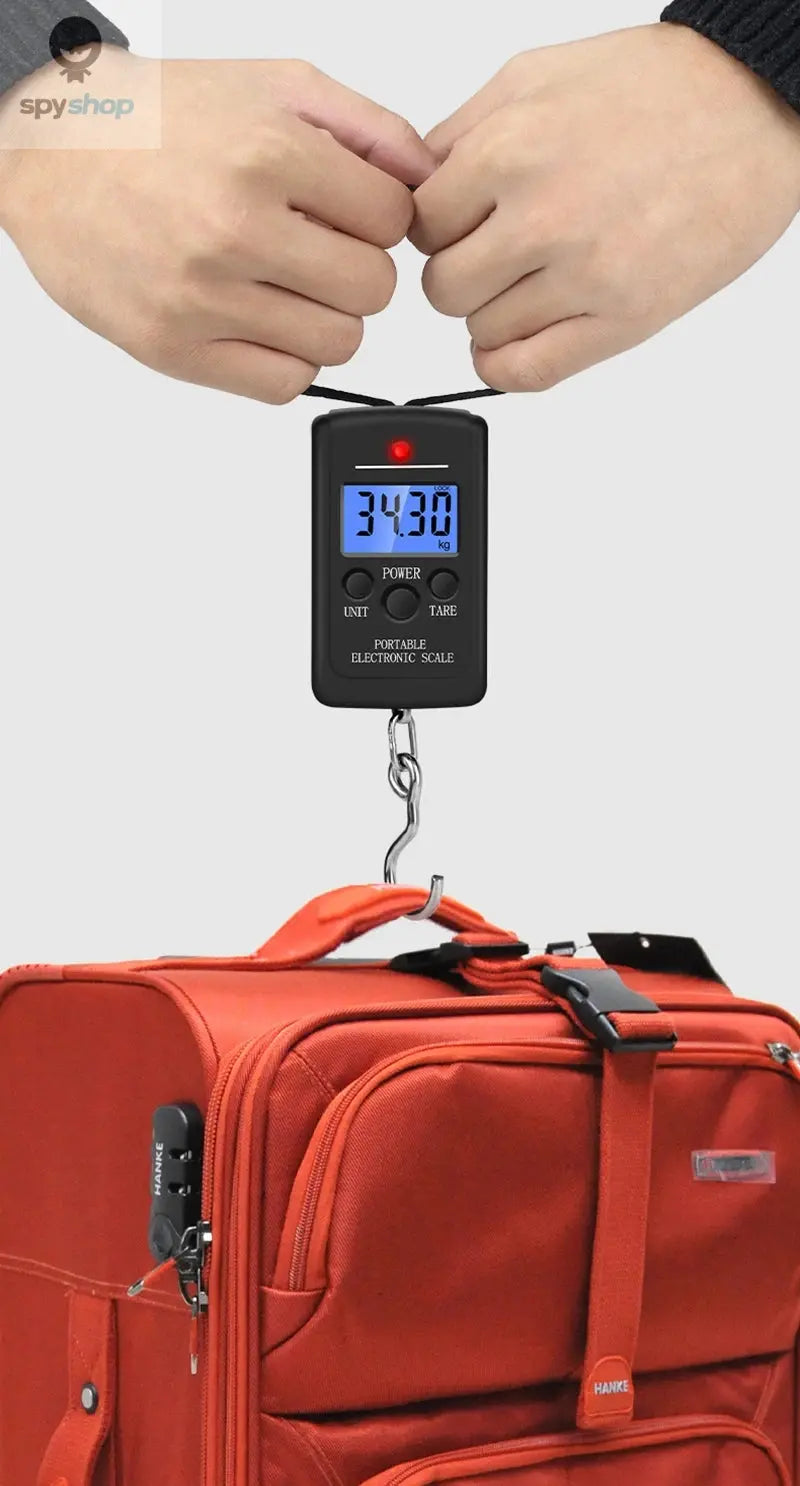 Portable 40Kg 10g Hanging Scale Digital Scale BackLight Electronic Fishing Travel Pocket Scale Luggage Scales Weights Tool