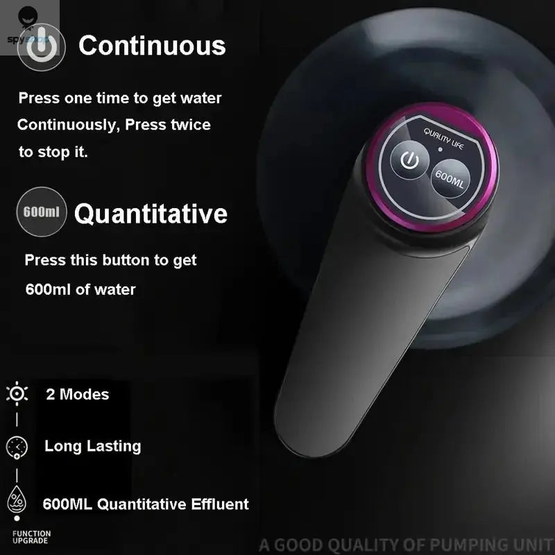 Portable 5-gallon Water Dispenser with USB Charging-Automatic Electric Pump Suitable for Home, Office, and Outdoor Use Spy-shop.com