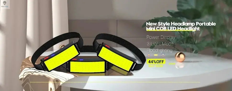 Portable COB LED Work Light USB Rechargeable LED Flashlight Inspection Lamp With Magnetic Hook Power Bank 18650 Battery Torch Spy-shop.com