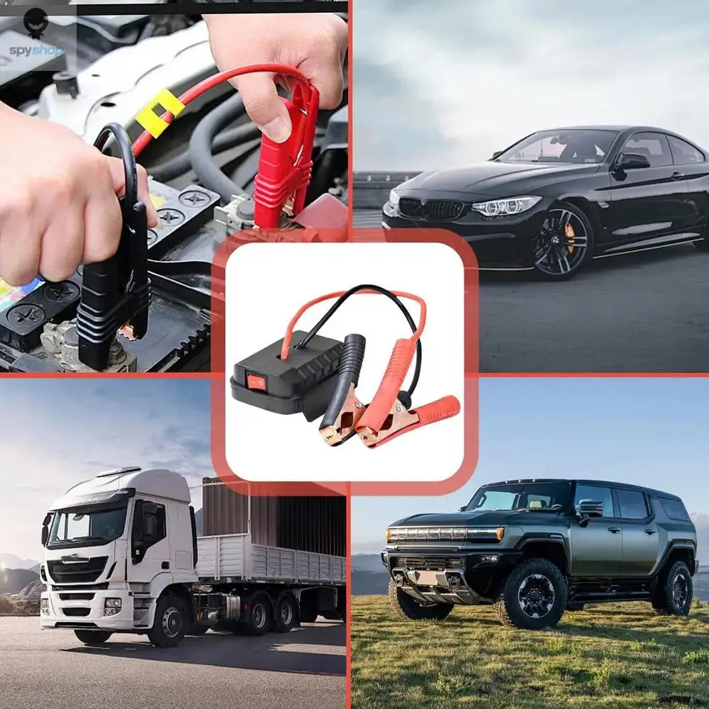 Portable Car Battery Jump Starter Jump Box Lithium Battery Converter - Compact Power Pack for Emergency Vehicle Starting