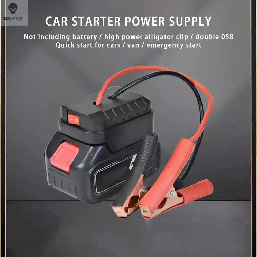 Portable Car Battery Jump Starter Jump Box Lithium Battery Converter - Compact Power Pack for Emergency Vehicle Starting