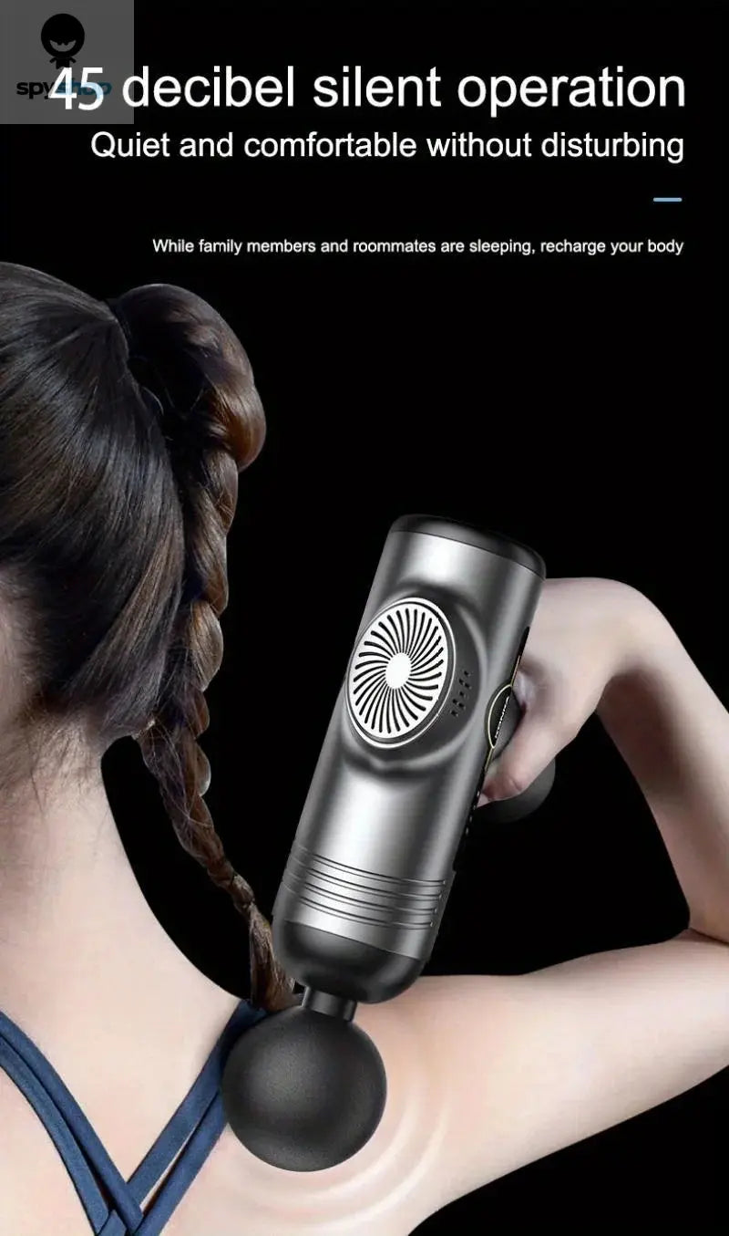 Portable Fascia Gun Vibration Massage Gun For Body Neck Back Deep Muscle Relaxation Fitness Slimming One Head