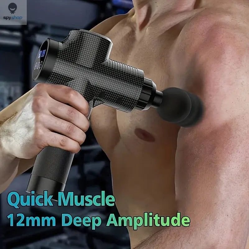 Portable Fascia Gun Vibration Massage Gun For Body Neck Back Deep Muscle Relaxation Fitness Slimming One Head