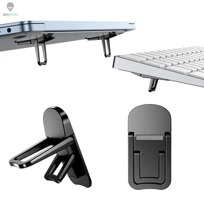 Portable Laptop Stand With 2 Adjustable Angles Foldable Bracket Invisible Laptop Riser Stand For Macbook Notebook Holder Legs Spy-shop.com