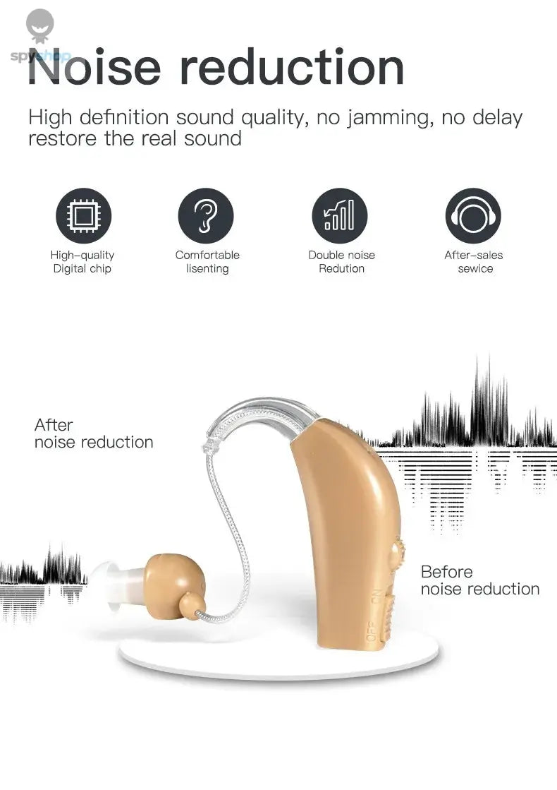 Portable Rechargeable Hearing Aid Sound Amplifier Magnetic Rechargeable Elderly Ear Hearing Aid For The Deaf