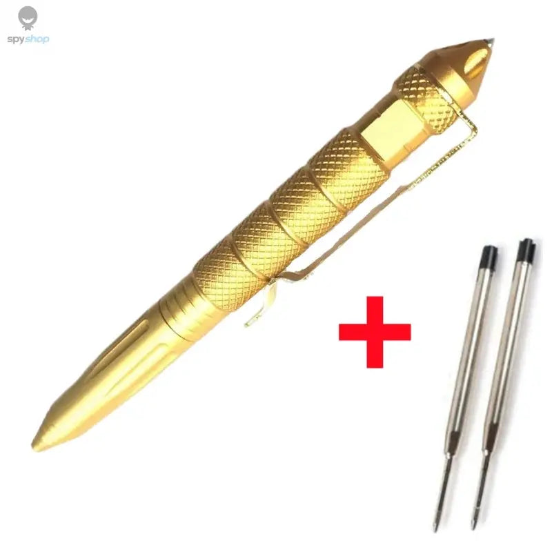 Portable Tactical Pen Self Defense Pen Aviation Aluminum Emergency Glass Breaker Pen Security Protection Survival EDC Multitool Spy-shop.com