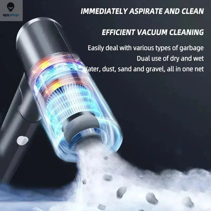 Portable Wireless Car Vacuum Cleaner Wireless Vacuum Cleaner Dual Use for Home and Car 120W High Power Powerful Vacuum Cleaner